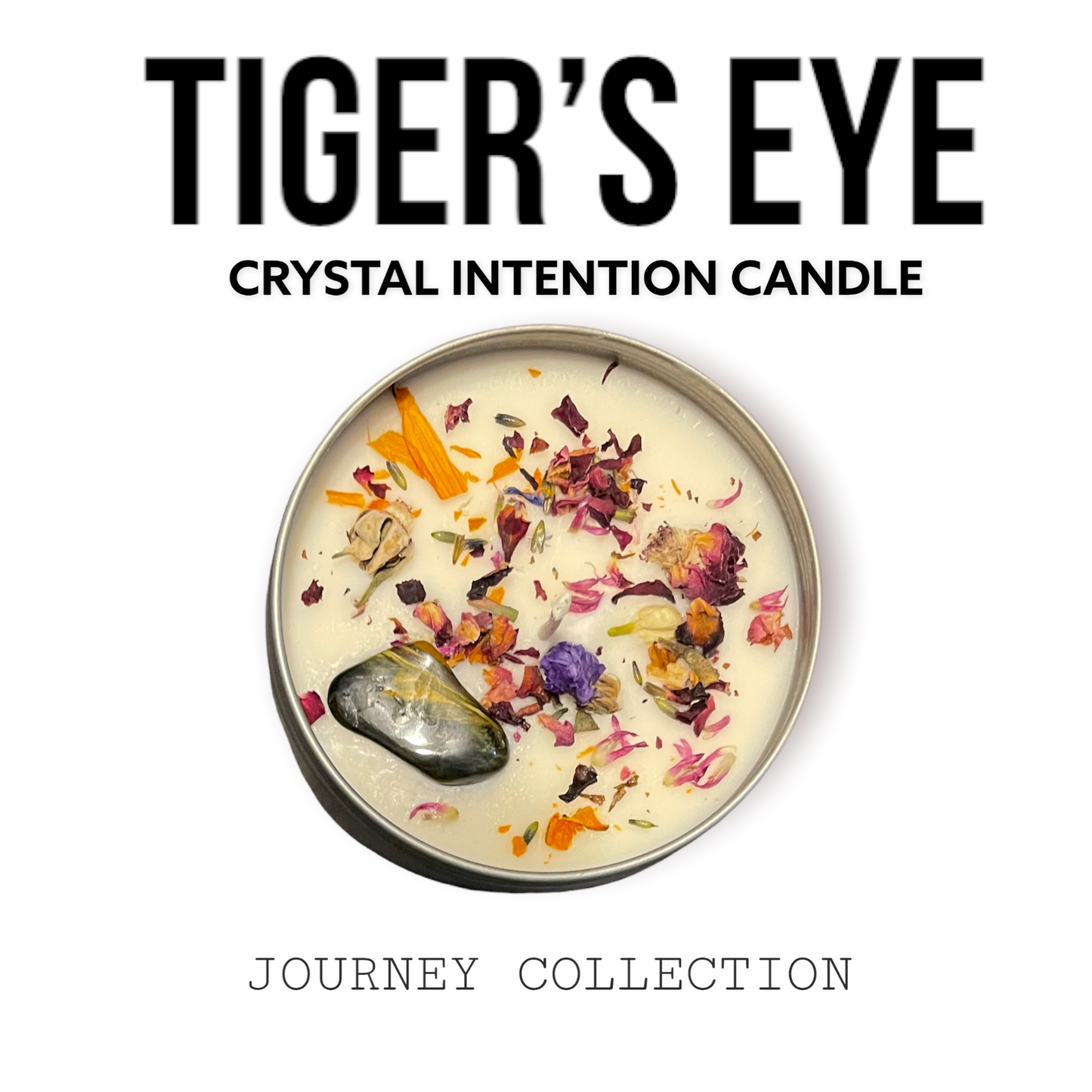 JOURNEY COLLECTION Choose Your Crystal 9oz Natural Soy Wax Intention Candle by Moon & Ivy