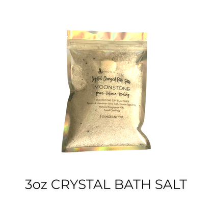 Moonstone Bath Salts by Moon & Ivy