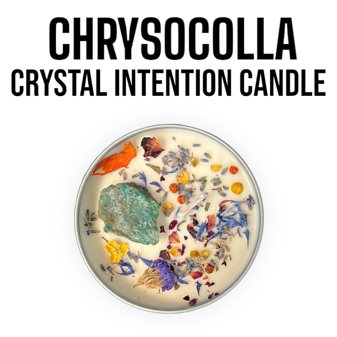 JOURNEY COLLECTION Choose Your Crystal 9oz Natural Soy Wax Intention Candle by Moon & Ivy