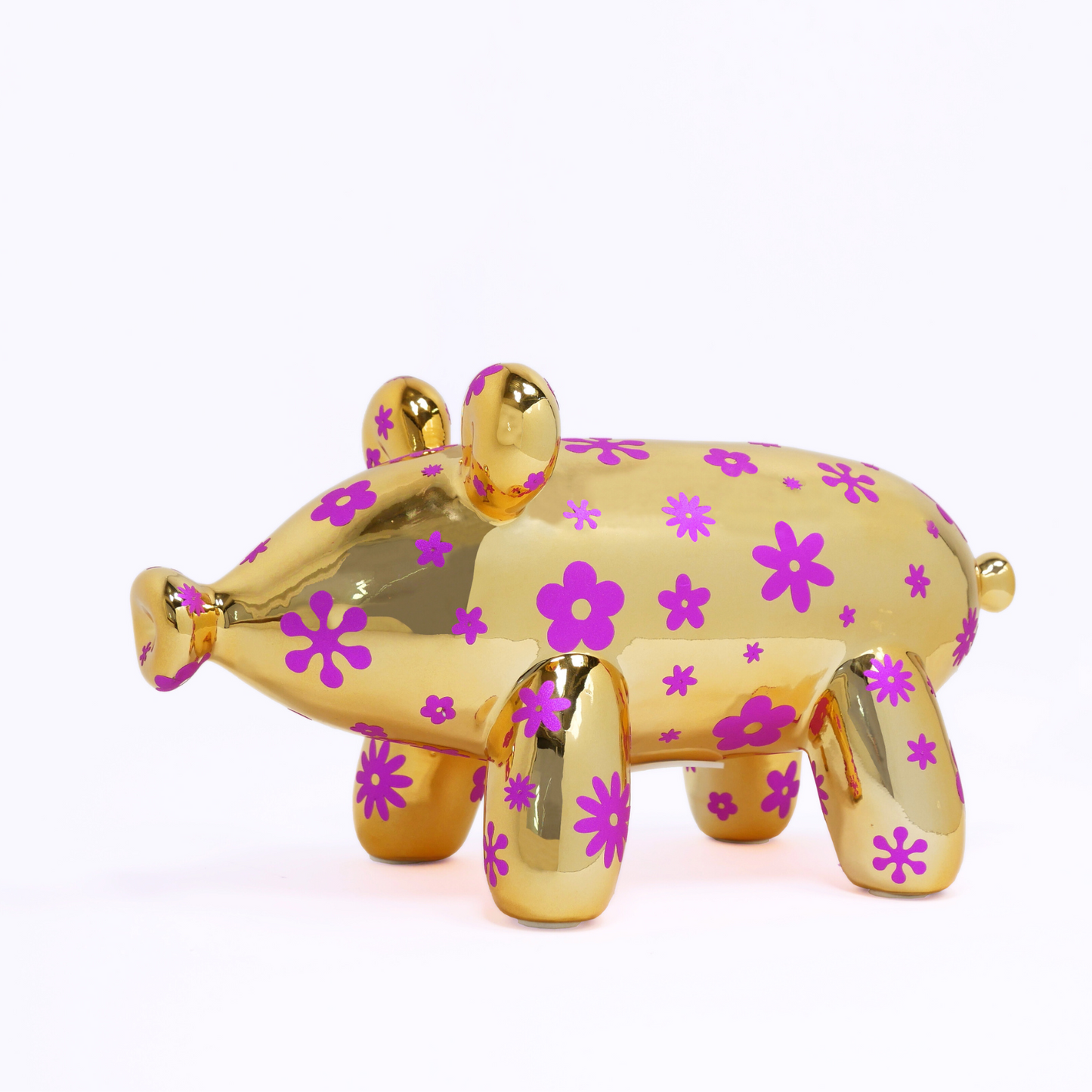 Balloon Money Bank Big Piggy w/Decoration by Made By Humans