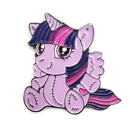 Plush Unicorn Pin by Kolorspun