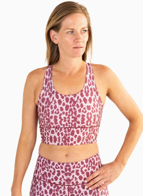 Pretty Wild Longline Sports Bra *FINAL SALE* by Colorado Threads Clothing