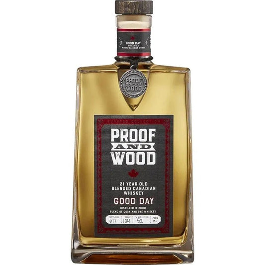 Proof and Wood 'Good Day' 21 Year Old Blended Canadian Whiskey by CraftShack Spirits Marketplace