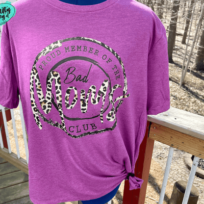 Proud Member Of The Bad Mom's Club-T-shirts by Crafty Casey's