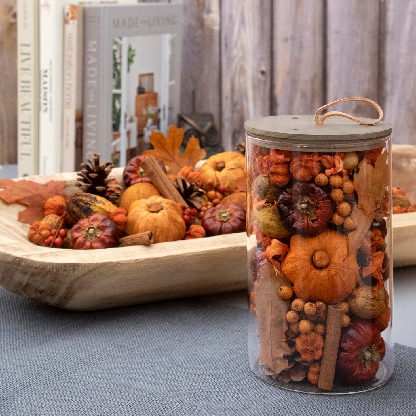 Pumpkin Spice Potpourri Jar by Andaluca Home