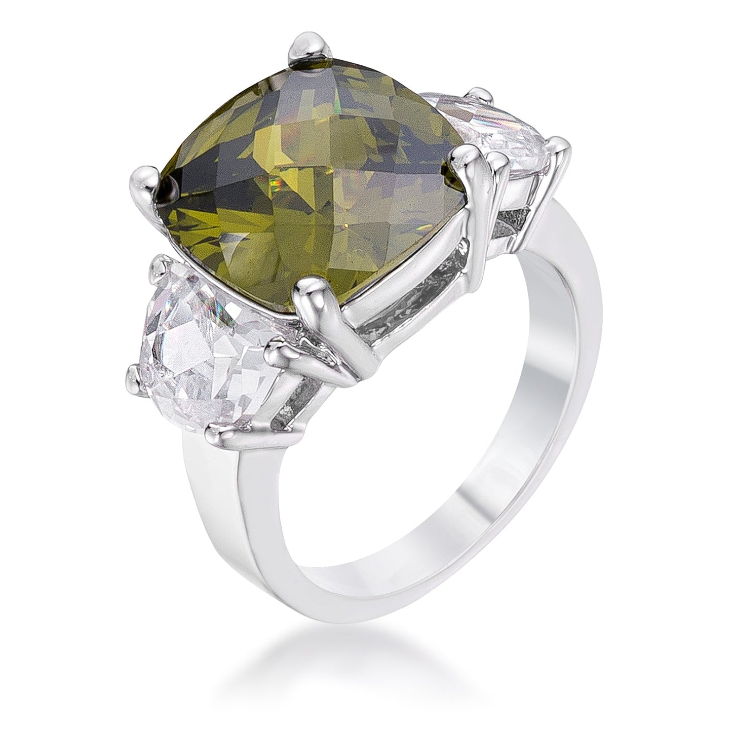 Olive Triplet Ring by Avera Group