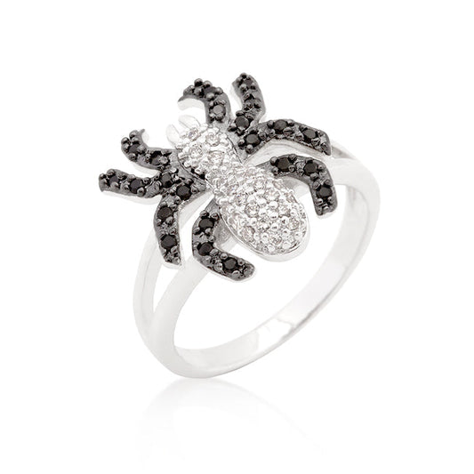 Cubic Zirconia Spider Fashion Ring by Avera Group