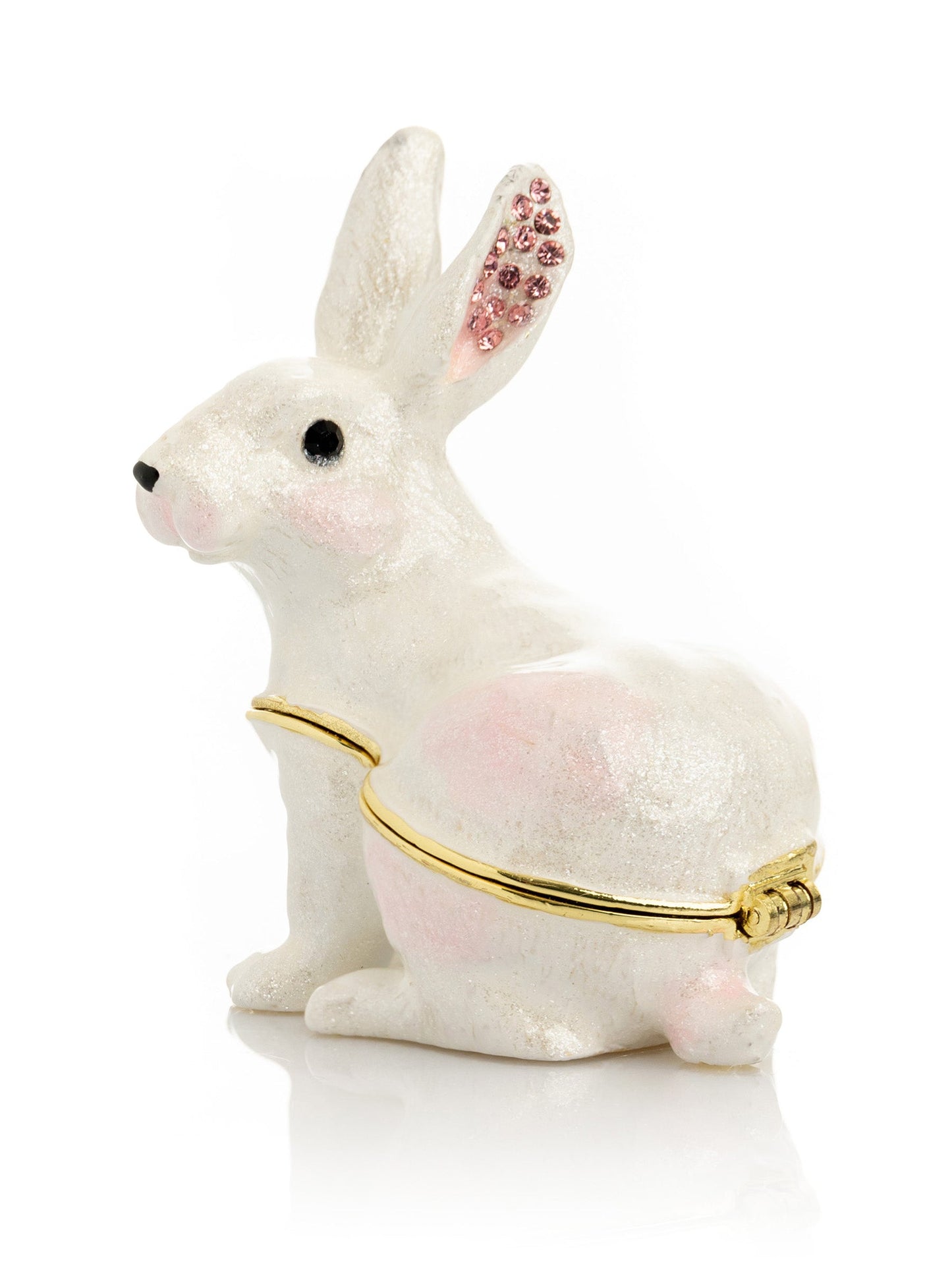 White Bunny Trinket Box by Keren Kopal