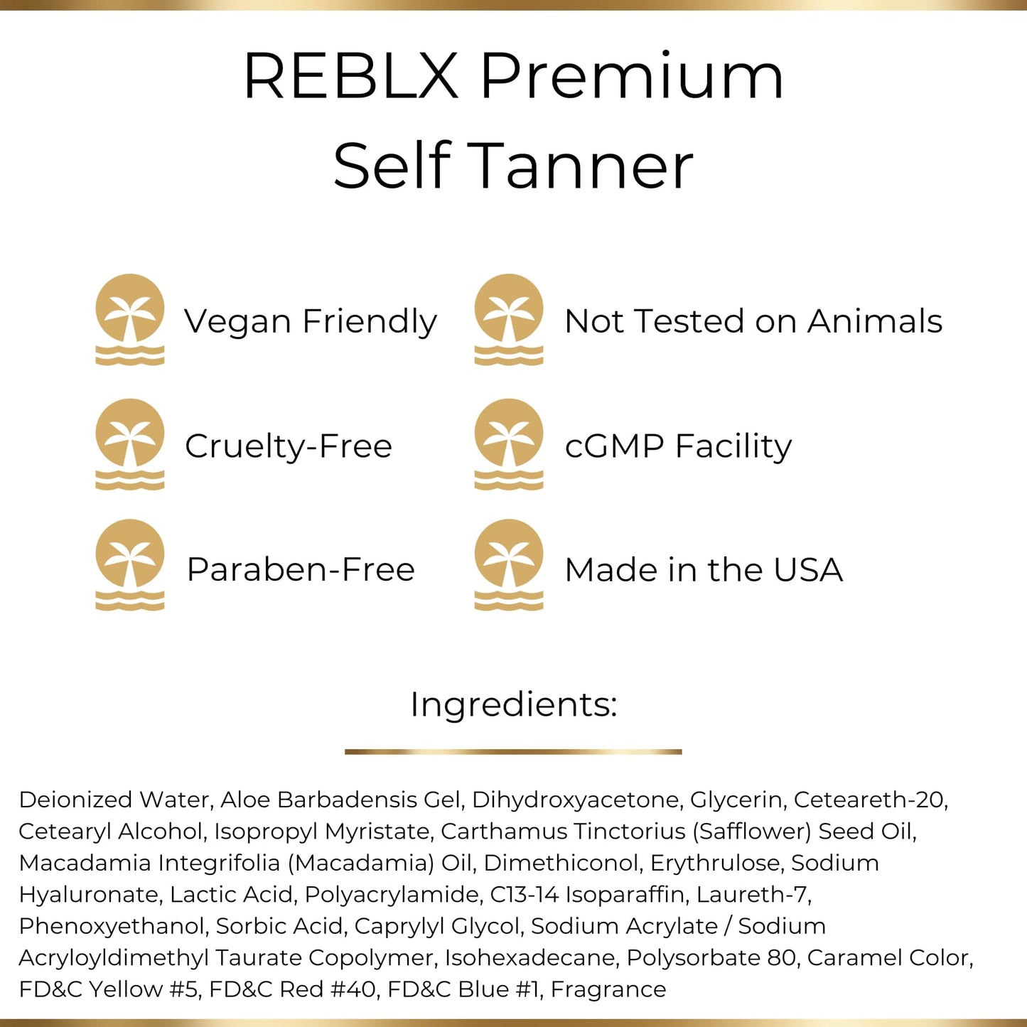 REBLX Premium Self Tanner by REBLX®