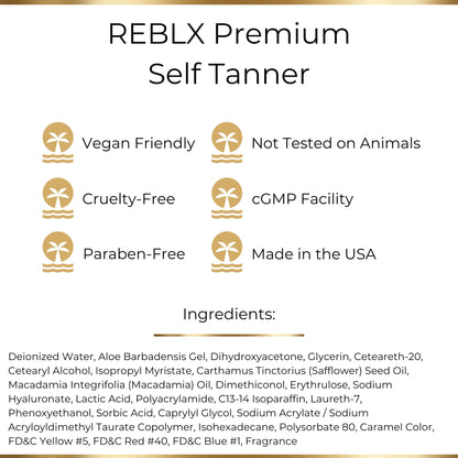 REBLX Premium Self Tanner - Value Bundle by REBLX®