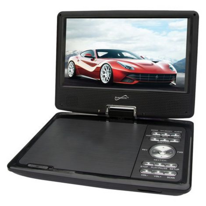 9" Portable DVD Player With Digital TV, USB and SD Inputs & Swivel Display (SC-259A) by Jupiter Gear Home