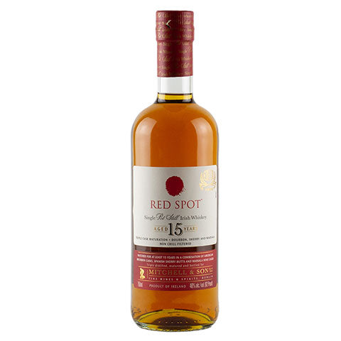 Red Spot 15 Year Old Single Pot Still Irish Whiskey by CraftShack Liquor Store