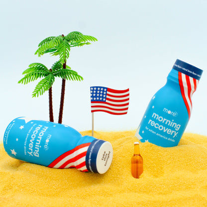 morning recovery - red, white and blue by More Labs