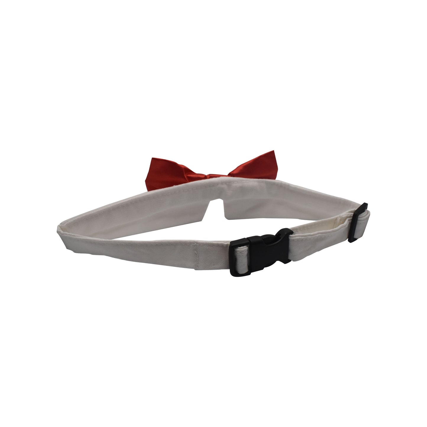 Red Satin Dog Bow Tie by Uptown Pups