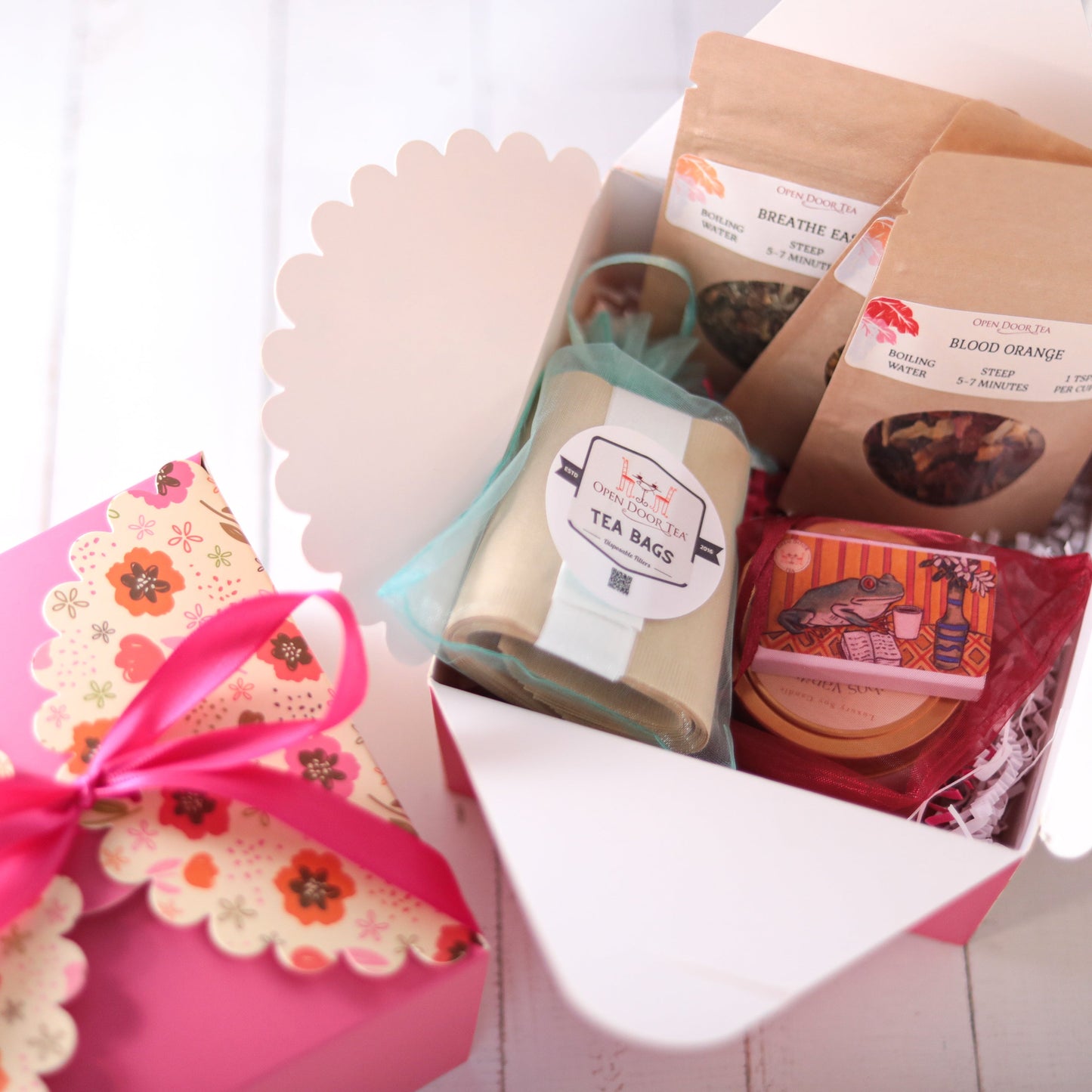 Floral Gift Box by Open Door Tea