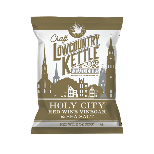 Red Wine Vinegar & Sea Salt (Free Shipping!) by Lowcountry Kettle Potato Chips