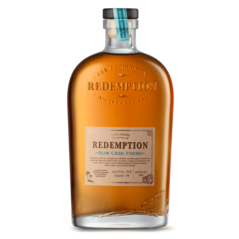 Redemption Rum Cask Finish Straight Rye Whiskey by CraftShack Spirits Marketplace