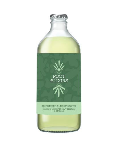 Root Elixirs Sparkling Premium Cocktail Mixers- 2 Bottles 12 oz by Farm2Me