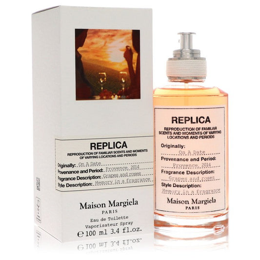 Replica On A Date by Maison Margiela Eau De Toilette Spray (Unisex) 3.4 oz for Men by Avera Group