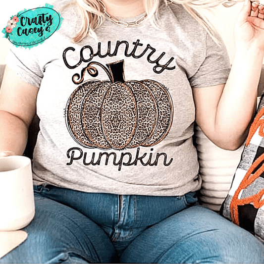 Retro Leopard Pumpkin- Fall  T-shirts by Crafty Casey's