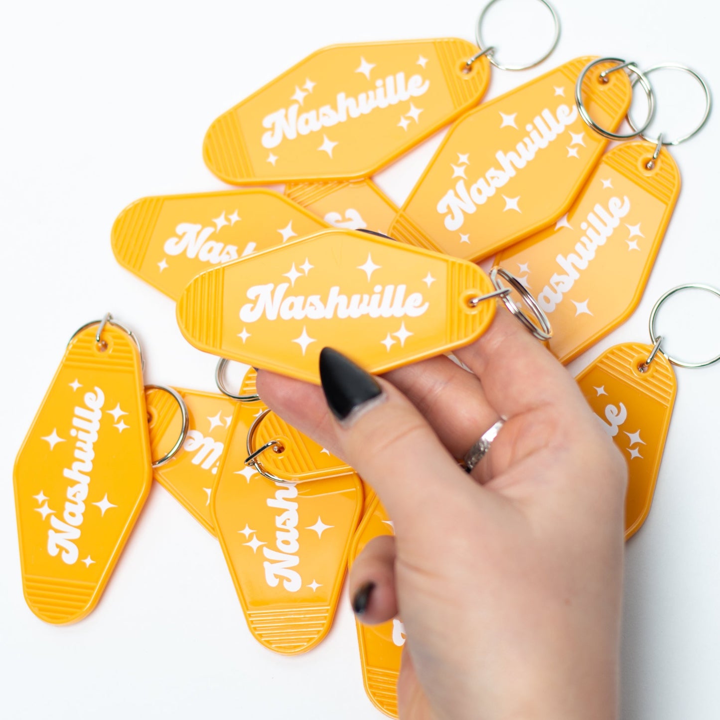 Retro Nashville Keychain by Music City Creative