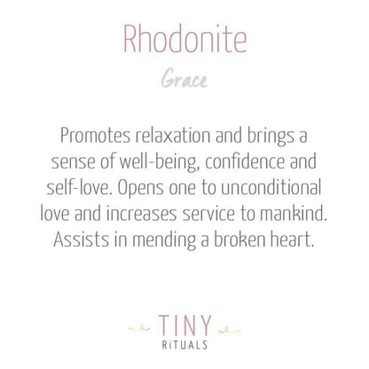 Rhodonite Energy Bracelet by Tiny Rituals