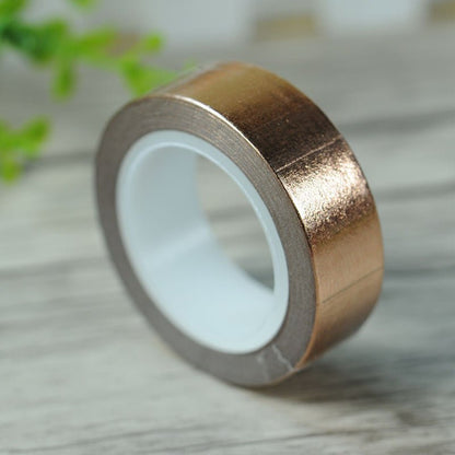 Rose Gold Metallic Washi Tape | Gift Wrapping and Craft Tape by The Bullish Store