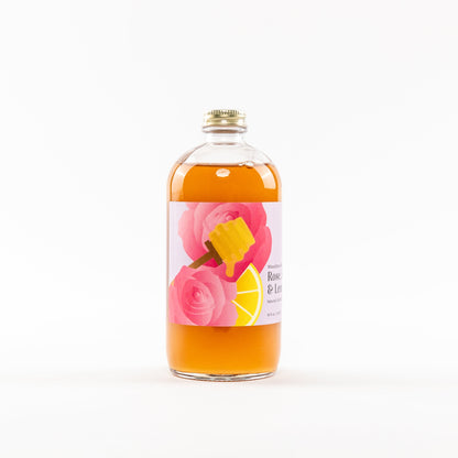 Rose, Honey & Lemon Cocktail-Mocktail Mixer, 16 fl oz by Wood Stove Kitchen