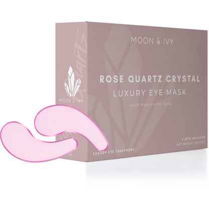 Rose Quartz Crystal Luxury Eye Treatment by Moon & Ivy