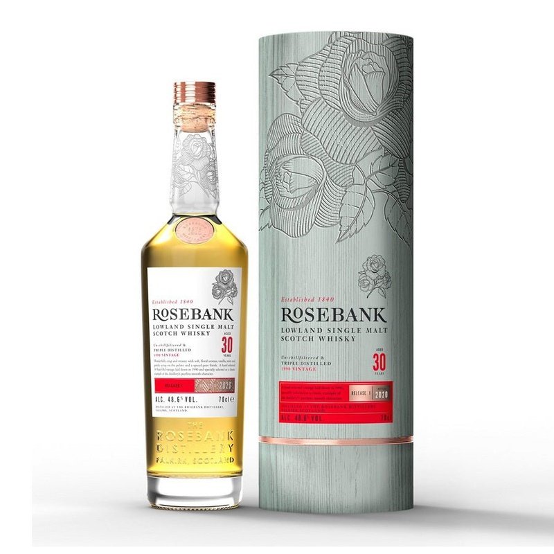 Rosebank 30 Year Old Lowland Single Malt Scotch Whisky by CraftShack Spirits Marketplace