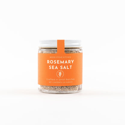 Rosemary Sea Salt (new label!) by Wood Stove Kitchen