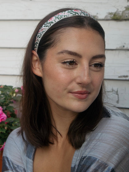 Rosy Outlook Ribbon Headband by Ash & Rose