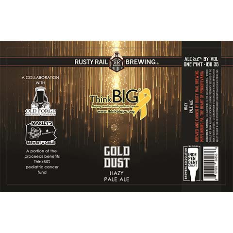 Rusty Rail Gold Dust Hazy Pale Ale by CraftShack Liquor Store