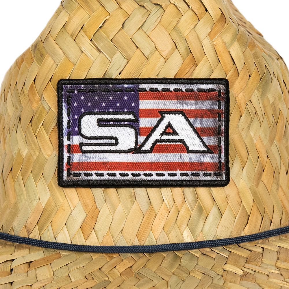 Under Brim Straw Hat | American Flag 2.0 by Soul of Adventure