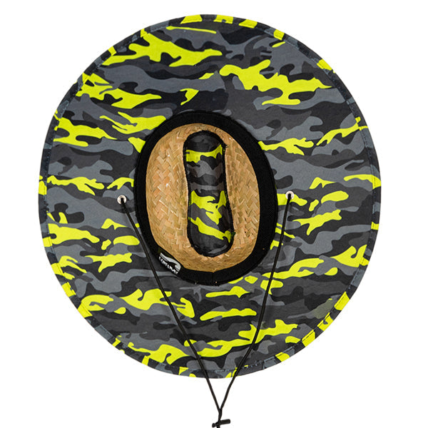 Under Brim Straw Hat | Surge Military Camo 2.0 by Soul of Adventure