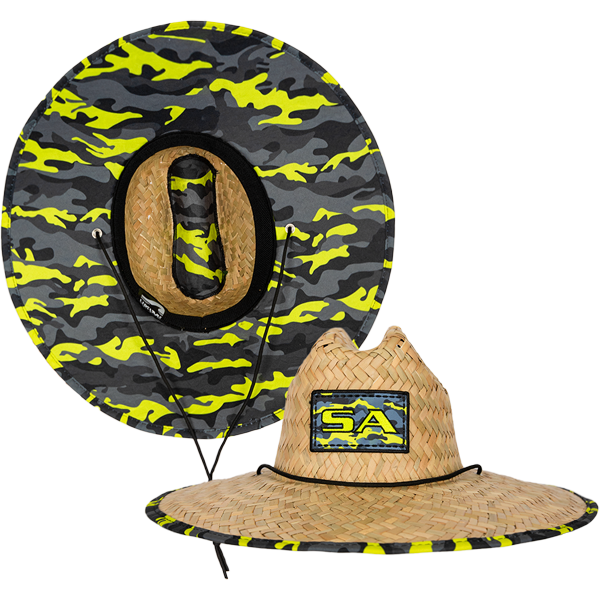 Under Brim Straw Hat | Surge Military Camo 2.0 by Soul of Adventure