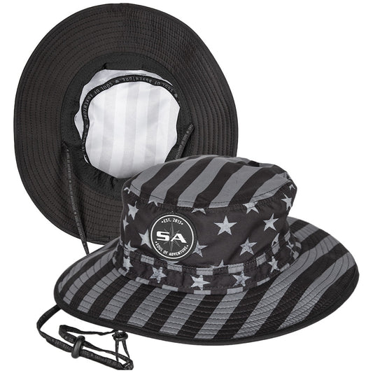 Bucket Hat | Blackout American Flag 2.0 by Soul of Adventure