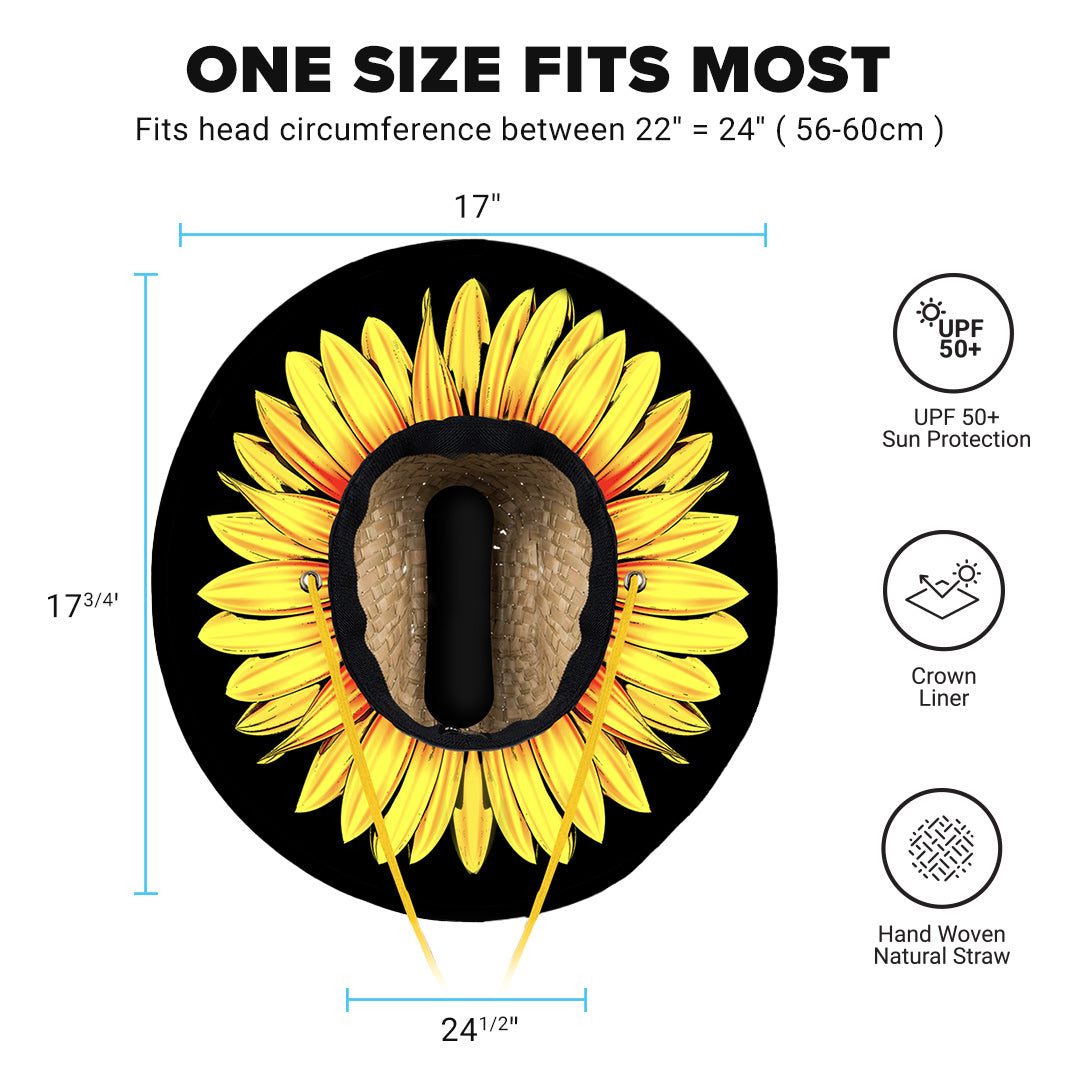 Under Brim Straw Hat | Sunflower 2.0 by Soul of Adventure