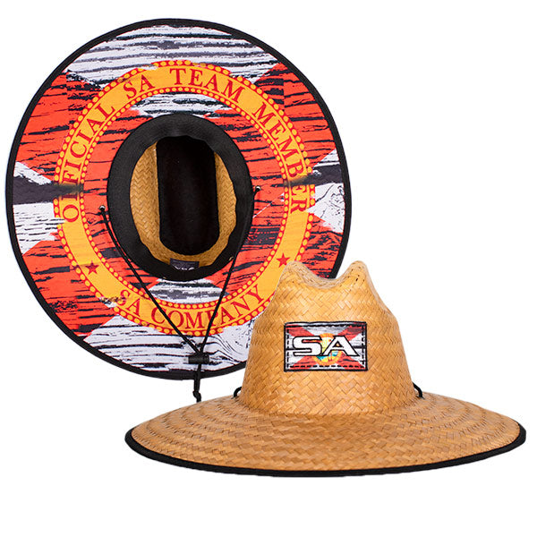 Palms Under Brim Straw Hat | SA State Seal by Soul of Adventure