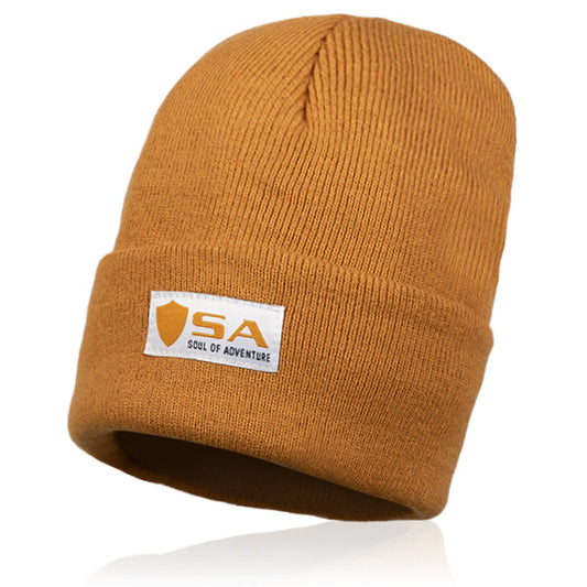 Classic Beanie | Brown SA Shield by Soul of Adventure