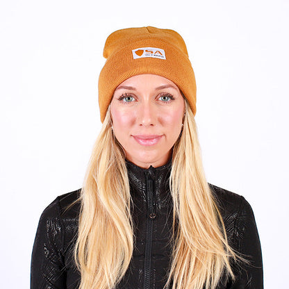 Classic Beanie | Brown SA Shield by Soul of Adventure