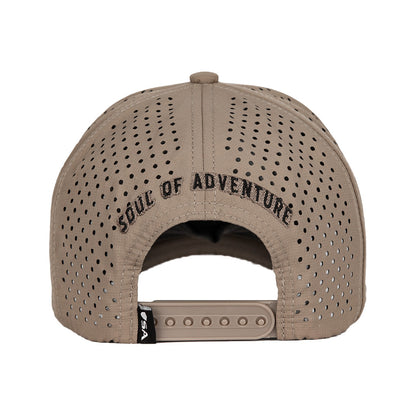 Performance Snapback | Blackout American Flag | Khaki by Soul of Adventure