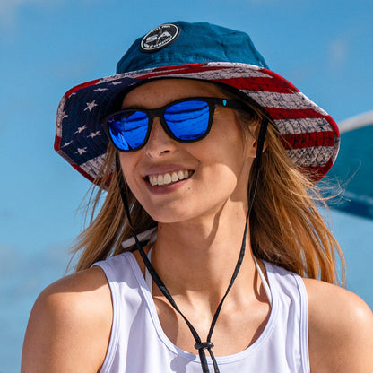 Bucket Hat | American Flag | Navy 2.0 by Soul of Adventure