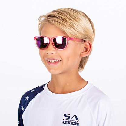 KIDS Boca Sunglasses | Pink Clear by Soul of Adventure