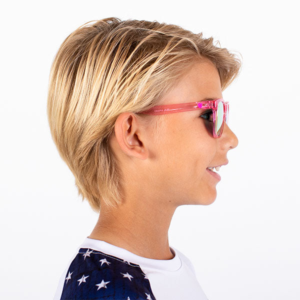 KIDS Boca Sunglasses | Pink Clear by Soul of Adventure