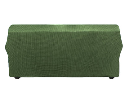 Sage Green 2-Piece Set Slipcover Sofa & Loveseat Cover Protector 4-Way Stretch Elastic by Homemartgoods