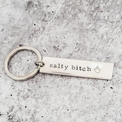 SALTY BITCH Bar Keychain by Salt and Sparkle