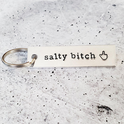 SALTY BITCH Bar Keychain by Salt and Sparkle