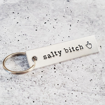 SALTY BITCH Bar Keychain by Salt and Sparkle