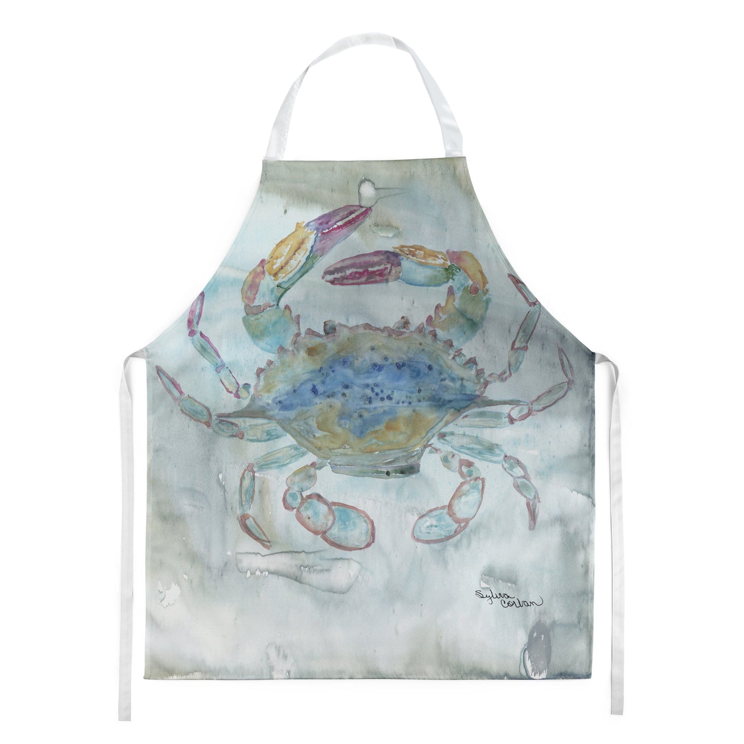 Female Blue Crab Watercolor Apron SC2005APRON by Caroline's Treasures